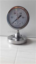 YPF-150B不(bù)鏽鋼膜片壓力表0-1.6Mpa