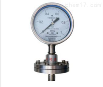 Y-100BF/Z/ML（316）/316全不(bù)鏽鋼隔膜壓力表