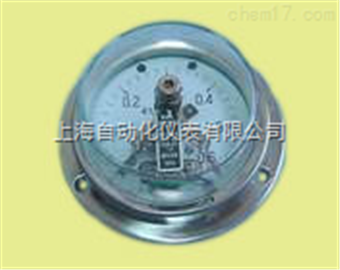 YXC-153BF軸向帶邊 不(bù)鏽鋼電(diàn)接點壓力表