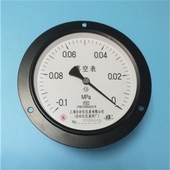 Y-150ZT軸向帶前邊壓力表0-0.6Mpa